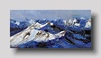 winter light 2,kintail mountains   15 x 30cm   oil on canvas